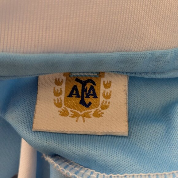 Argentina AFA Soccer Jersey Messi Mens Light Blue White Stripes Size Small - Picture 6 of 8